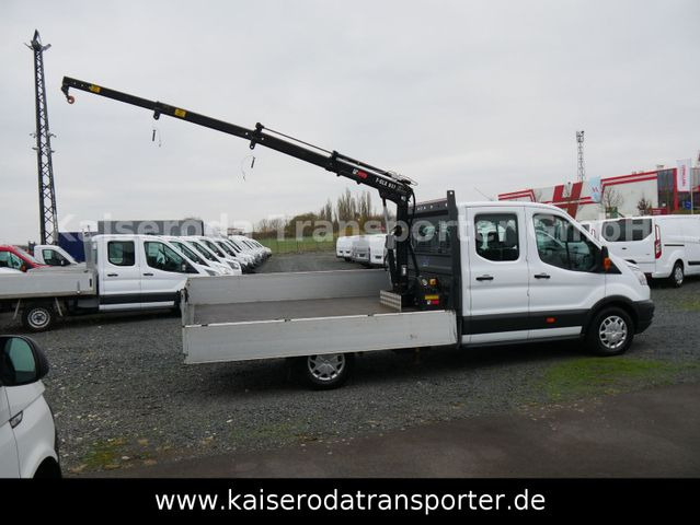 Ford Transit FT 350 L4 HA DoKa Pritsche+Kran Klima - כלי רכב מסחרי במיטה שטוחה: תמונה 3 Ford Transit FT 350 L4 HA DoKa Pritsche+Kran Klima - כלי רכב מסחרי במיטה שטוחה: תמונה 3