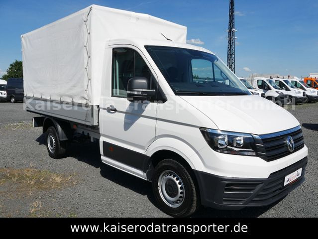 Volkswagen Crafter 35 TDI VA Einzelkabine Pritsche Plane - כלי רכב מסחרי עם וילונות צד: תמונה 3 Volkswagen Crafter 35 TDI VA Einzelkabine Pritsche Plane - כלי רכב מסחרי עם וילונות צד: תמונה 3