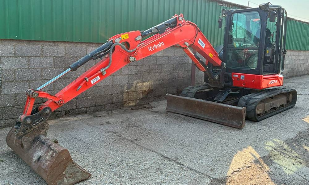 Kubota U 50-5 - מיני מחפר: תמונה 2 Kubota U 50-5 - מיני מחפר: תמונה 2