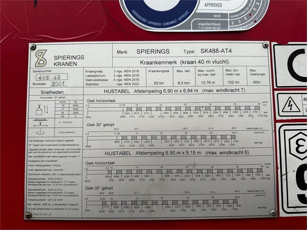 Spierings AT4 SK488 - 400V + diesel - עגורן לכל שטח: תמונה 3 Spierings AT4 SK488 - 400V + diesel - עגורן לכל שטח: תמונה 3