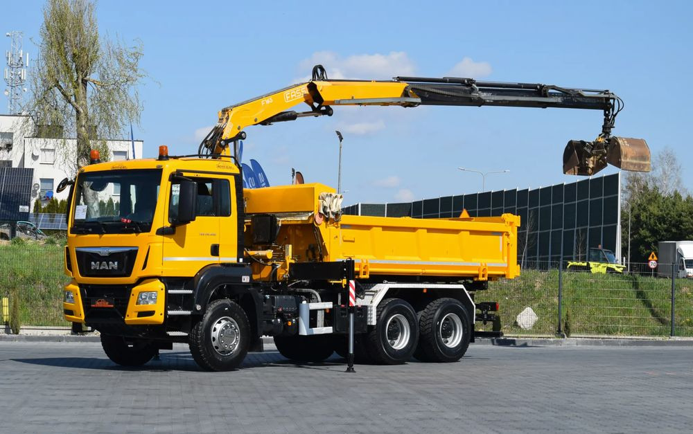 MAN TGS 26.400 / 6x4 / EURO 6 / UDT / HDS FASSI 165 / WYSUW x3 / ROTATOR / CHWYTAK / STEROWANIE RADIOWE / WZMOCNIONA RAMA / WYWROTKA / HYDROBURTA / AUTOMAT / 2017 / NOWE OPONY - 100% / NISKI PRZEBIEG - מזהיר: תמונה 1 MAN TGS 26.400 / 6x4 / EURO 6 / UDT / HDS FASSI 165 / WYSUW x3 / ROTATOR / CHWYTAK / STEROWANIE RADIOWE / WZMOCNIONA RAMA / WYWROTKA / HYDROBURTA / AUTOMAT / 2017 / NOWE OPONY - 100% / NISKI PRZEBIEG - מזהיר: תמונה 1