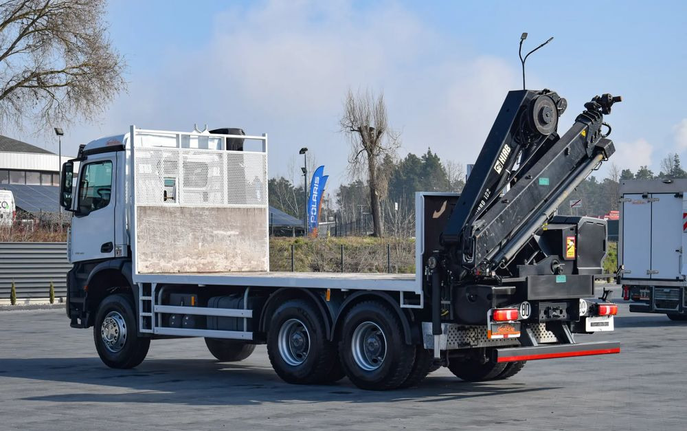 משאית צד נופל/ שטוחה, משאית מנוף Mercedes-Benz AROCS 2636 / 6x4 / HIAB X-HIPRO 192 E-3 / WYSUW x3 / ROTATOR / STEROWANIE RADIOWE / UDT / PODPORY HYDRAULICZNE / AUTOMAT / KAMERA COFANIA / NISKI PRZEBIEG / SPROWADZONY: תמונה 7