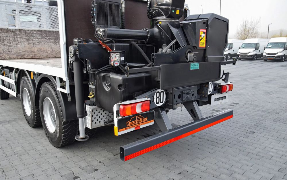 משאית צד נופל/ שטוחה, משאית מנוף Mercedes-Benz AROCS 2636 / 6x4 / HIAB X-HIPRO 192 E-3 / WYSUW x3 / ROTATOR / STEROWANIE RADIOWE / UDT / PODPORY HYDRAULICZNE / AUTOMAT / KAMERA COFANIA / NISKI PRZEBIEG / SPROWADZONY: תמונה 10