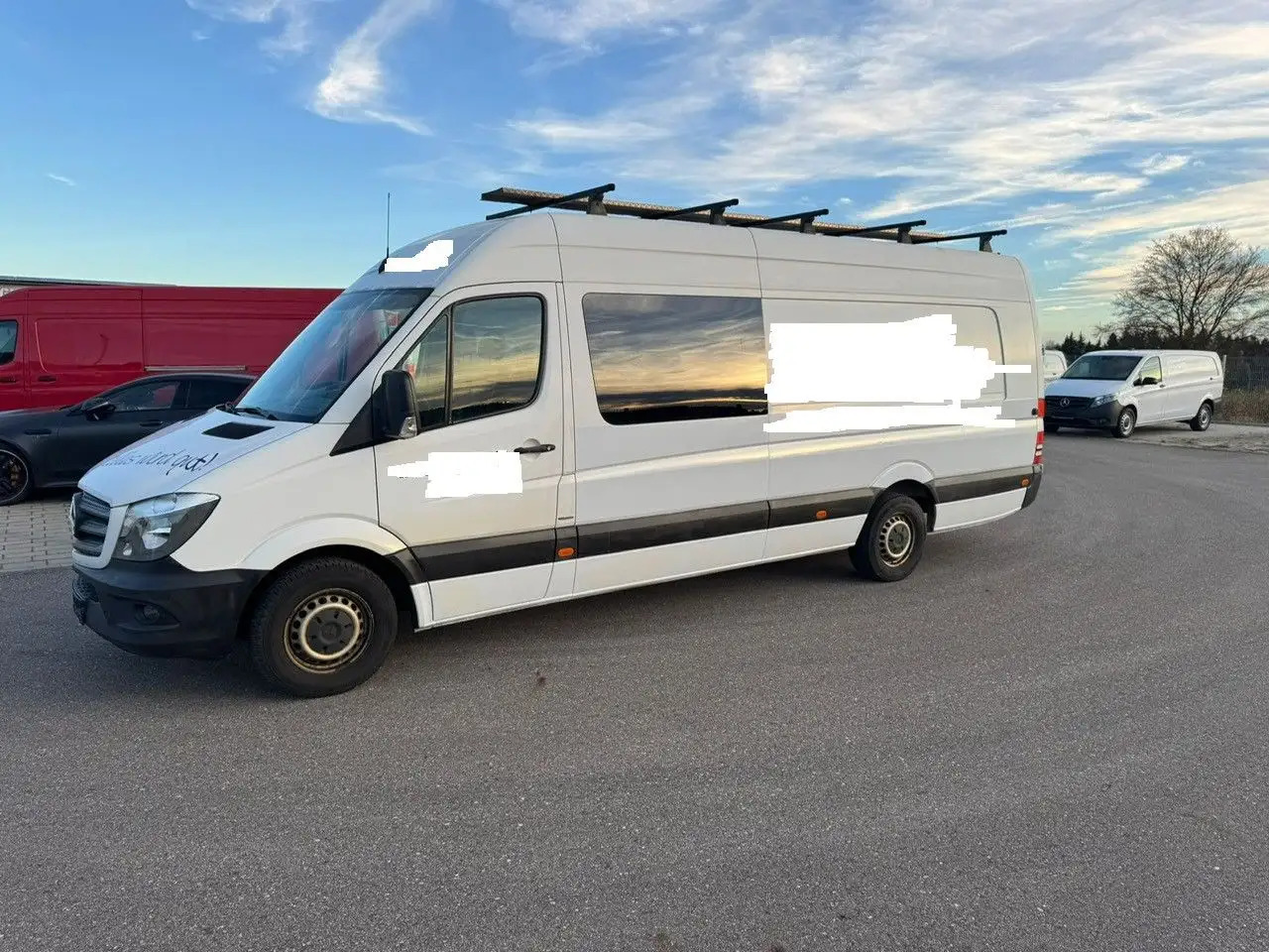 Mercedes-Benz Sprinter 319 CDI Maxi Lang XXL Extralang Mixto - כלי רכב מסחרי עם לוח: תמונה 2 Mercedes-Benz Sprinter 319 CDI Maxi Lang XXL Extralang Mixto - כלי רכב מסחרי עם לוח: תמונה 2