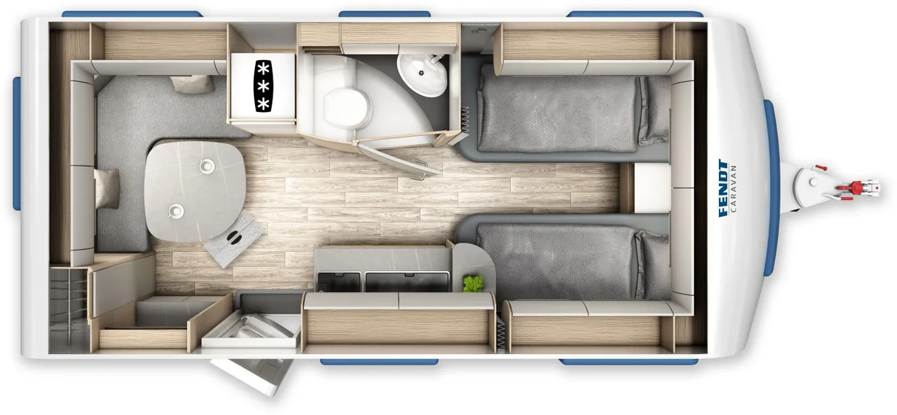 Fendt Bianco Activ 465 SGE 1.800 KG, Shower-Paket, GFK - קרוואן נגרר: תמונה 2 Fendt Bianco Activ 465 SGE 1.800 KG, Shower-Paket, GFK - קרוואן נגרר: תמונה 2