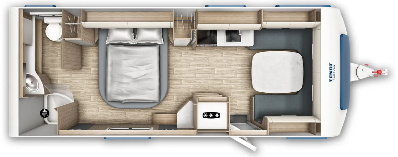 Fendt Tendenza 650 SFD Safety-, Batteri. Fußbodentem - קרוואן נגרר: תמונה 2 Fendt Tendenza 650 SFD Safety-, Batteri. Fußbodentem - קרוואן נגרר: תמונה 2