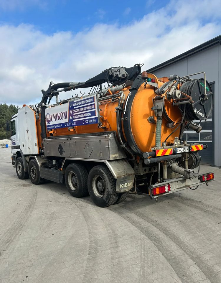 Mercedes-Benz ACTROS 3243 KAISER AQUASTER WUKO - משאית ואקום: תמונה 5 Mercedes-Benz ACTROS 3243 KAISER AQUASTER WUKO - משאית ואקום: תמונה 5