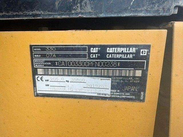 מחפר סורק CAT 330 Next Gen: תמונה 12 מחפר סורק CAT 330 Next Gen: תמונה 12