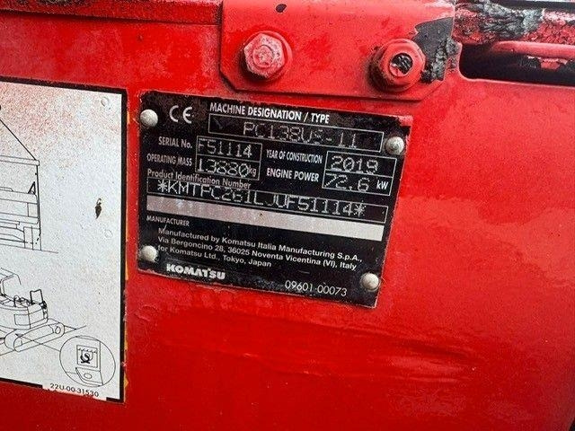 Komatsu 138US-11 - מחפר סורק: תמונה 5 Komatsu 138US-11 - מחפר סורק: תמונה 5