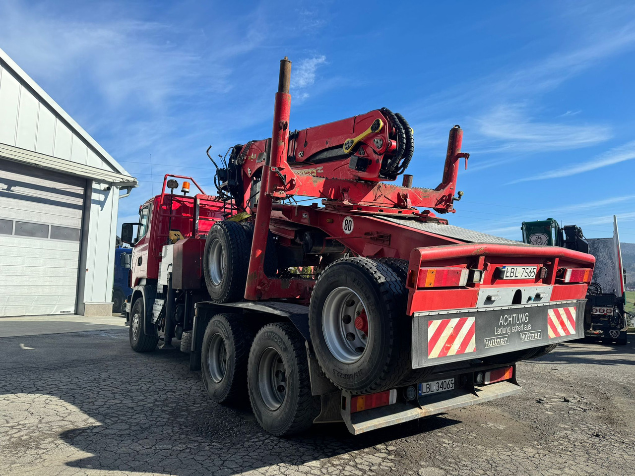 SCANIA R500 - משאית עץ, משאית מנוף: תמונה 4 SCANIA R500 - משאית עץ, משאית מנוף: תמונה 4