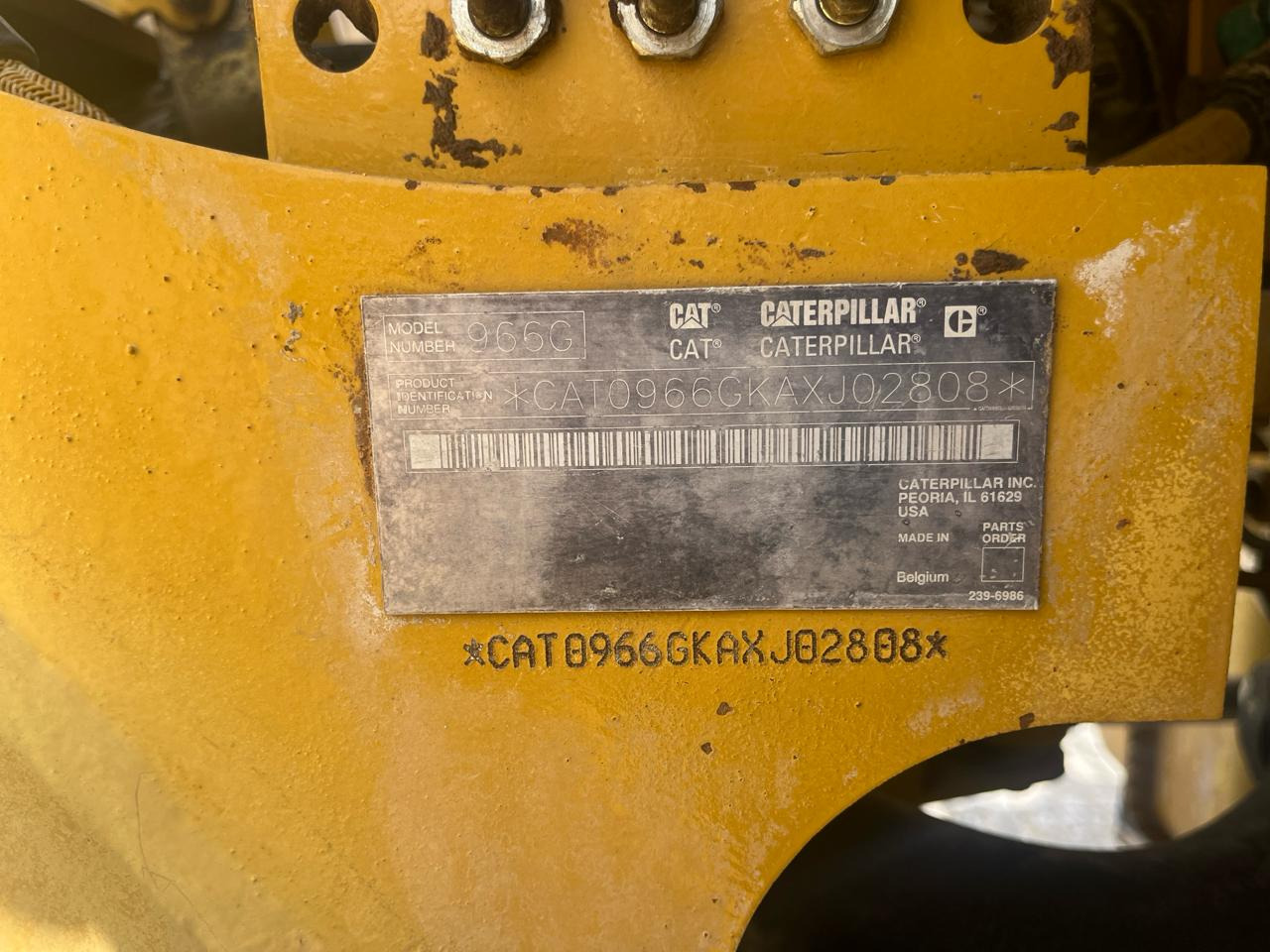 CATERPILLAR 966GII - מעמיס גלגלים: תמונה 2 CATERPILLAR 966GII - מעמיס גלגלים: תמונה 2