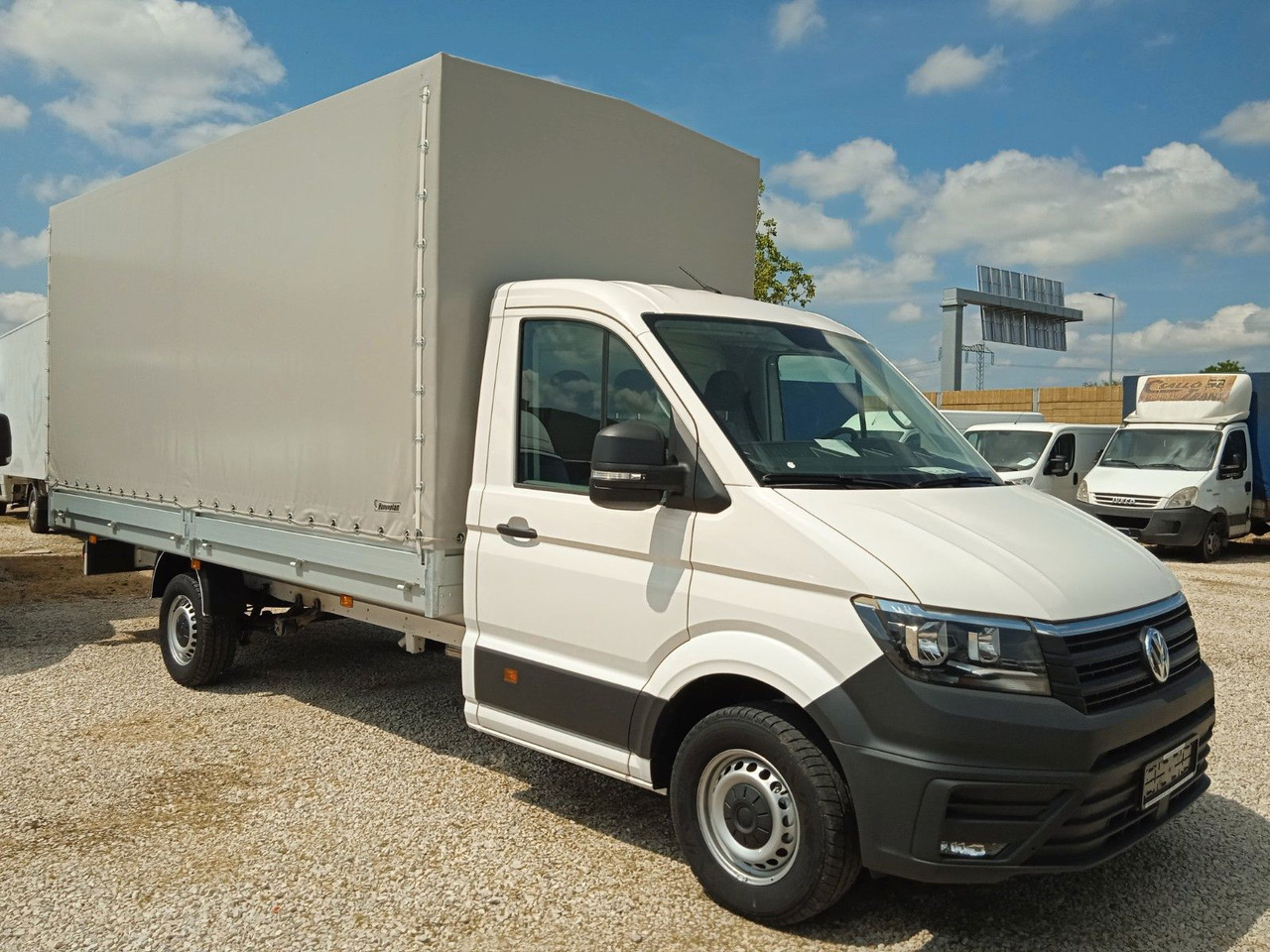 Volkswagen Crafter L4 Pritsche und Plane 5m SOFORT - כלי רכב מסחרי עם וילונות צד: תמונה 2 Volkswagen Crafter L4 Pritsche und Plane 5m SOFORT - כלי רכב מסחרי עם וילונות צד: תמונה 2