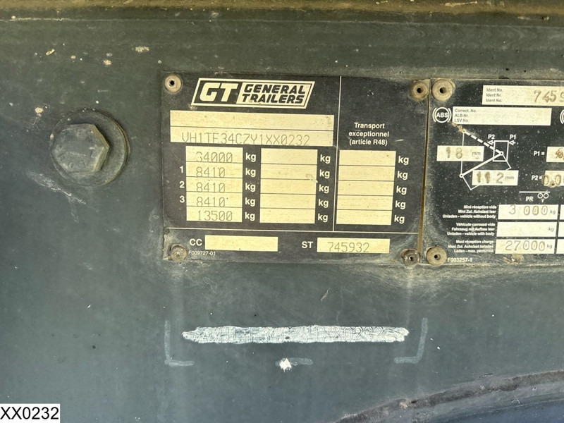 Benalu kipper Steel suspension, Drum brakes - סמיטריילר עם מזהיר: תמונה 5 Benalu kipper Steel suspension, Drum brakes - סמיטריילר עם מזהיר: תמונה 5