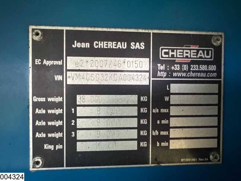 Chereau Koel vries Carrier Vector 1550 - סמיטריילר עם קירור: תמונה 4 Chereau Koel vries Carrier Vector 1550 - סמיטריילר עם קירור: תמונה 4