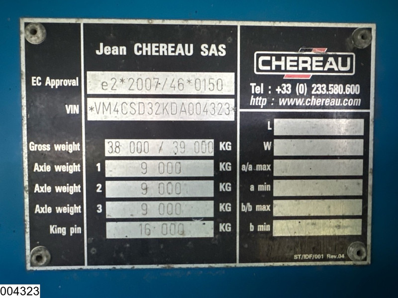 Chereau Koel vries Carrier Vector 1550 - סמיטריילר עם קירור: תמונה 4 Chereau Koel vries Carrier Vector 1550 - סמיטריילר עם קירור: תמונה 4