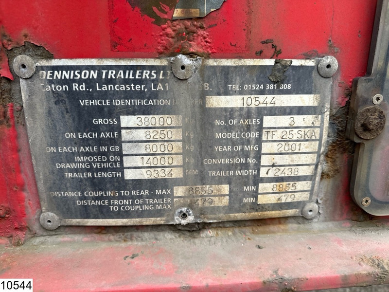 Dennison Chassis Twistlocks 20 FT - 30 FT - סמיטריילר מוביל מכולות/ החלפת גוף: תמונה 4 Dennison Chassis Twistlocks 20 FT - 30 FT - סמיטריילר מוביל מכולות/ החלפת גוף: תמונה 4