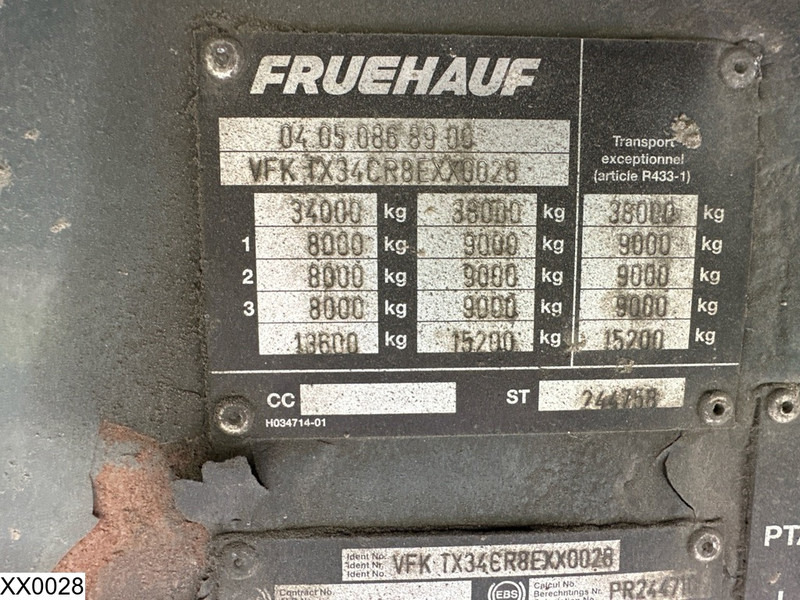 Fruehauf Tautliner - סמיטריילר עם וילונות צד: תמונה 4 Fruehauf Tautliner - סמיטריילר עם וילונות צד: תמונה 4