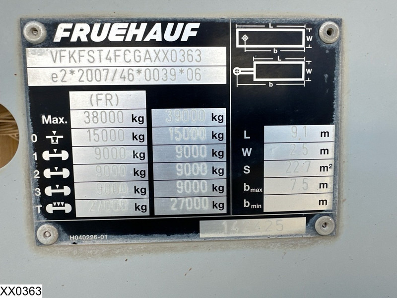 Fruehauf kipper - סמיטריילר עם מזהיר: תמונה 4 Fruehauf kipper - סמיטריילר עם מזהיר: תמונה 4