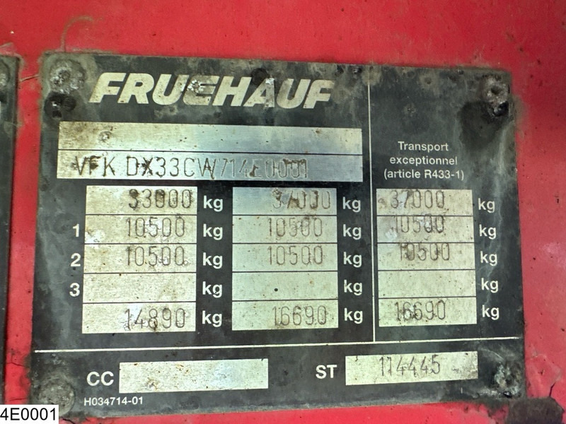 Fruehauf open laadbak - סמיטריילר צד נופל/ שטוח: תמונה 4 Fruehauf open laadbak - סמיטריילר צד נופל/ שטוח: תמונה 4