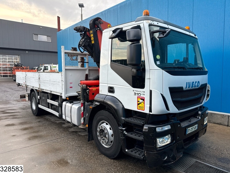 Iveco Stralis 310 EURO 6, Palfinger, Leaf spring - משאית צד נופל/ שטוחה, משאית מנוף: תמונה 3 Iveco Stralis 310 EURO 6, Palfinger, Leaf spring - משאית צד נופל/ שטוחה, משאית מנוף: תמונה 3