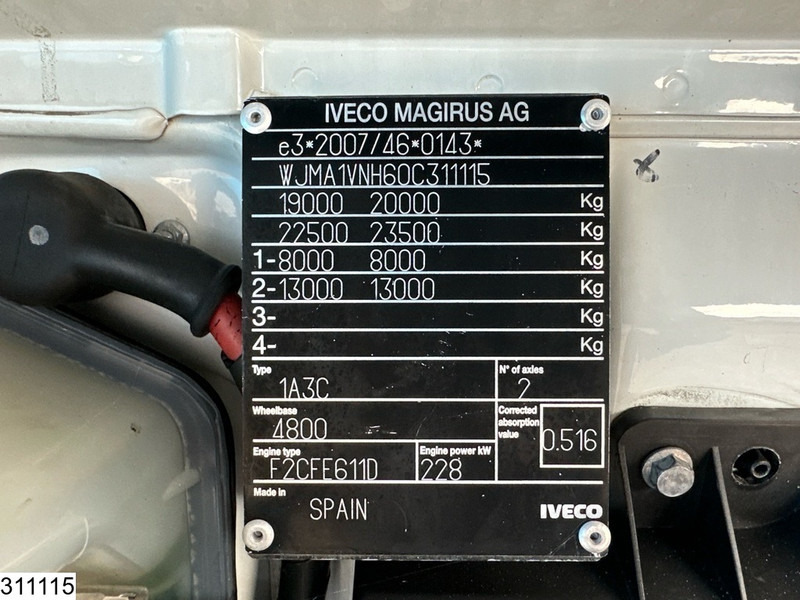 מזהיר, משאית מנוף Iveco Stralis 310 EURO 6, Palfinger, Remote, Steel: תמונה 9 מזהיר, משאית מנוף Iveco Stralis 310 EURO 6, Palfinger, Remote, Steel: תמונה 9