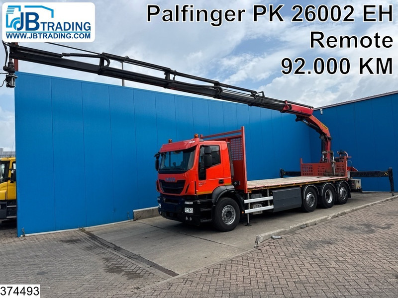 Iveco Stralis 330 CNG 8x2, CNG, Palfinger, Remote, 92.000KM - משאית צד נופל/ שטוחה, משאית מנוף: תמונה 1 Iveco Stralis 330 CNG 8x2, CNG, Palfinger, Remote, 92.000KM - משאית צד נופל/ שטוחה, משאית מנוף: תמונה 1