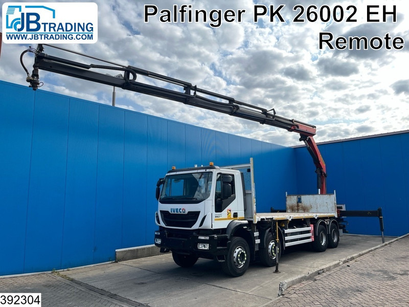 Iveco Trakker 360 8x4, EURO 6, Retarder, Palfinger - משאית צד נופל/ שטוחה, משאית מנוף: תמונה 1 Iveco Trakker 360 8x4, EURO 6, Retarder, Palfinger - משאית צד נופל/ שטוחה, משאית מנוף: תמונה 1