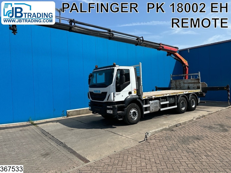 Iveco Trakker 410 6X4, EURO 6, Steel suspension, Retarder - משאית צד נופל/ שטוחה, משאית מנוף: תמונה 1 Iveco Trakker 410 6X4, EURO 6, Steel suspension, Retarder - משאית צד נופל/ שטוחה, משאית מנוף: תמונה 1