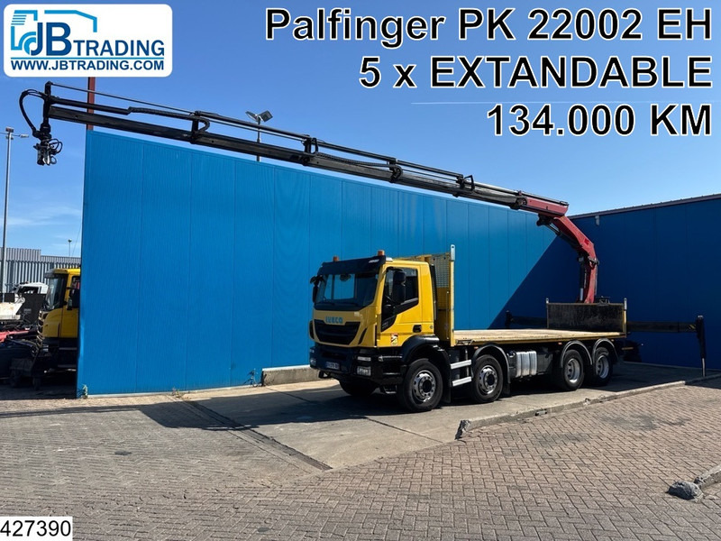 Iveco X-Way 480 8X4, EURO 6D, Retarder, Palfinger - משאית צד נופל/ שטוחה, משאית מנוף: תמונה 1 Iveco X-Way 480 8X4, EURO 6D, Retarder, Palfinger - משאית צד נופל/ שטוחה, משאית מנוף: תמונה 1