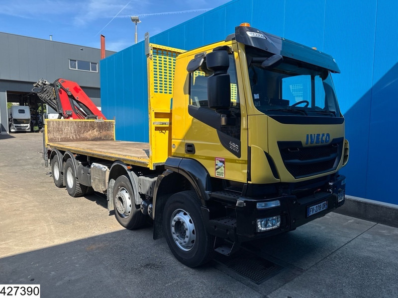 Iveco X-Way 480 8X4, EURO 6D, Retarder, Palfinger - משאית צד נופל/ שטוחה, משאית מנוף: תמונה 3 Iveco X-Way 480 8X4, EURO 6D, Retarder, Palfinger - משאית צד נופל/ שטוחה, משאית מנוף: תמונה 3