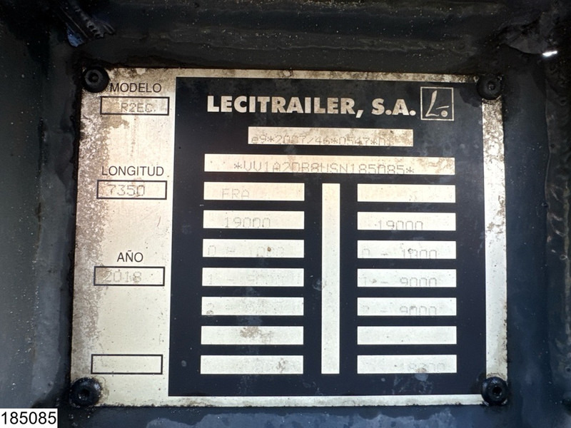 Lecitrailer Middenas BDF-Systeem - קרון נגרר מוביל מכולות/ החלפת גוף: תמונה 4 Lecitrailer Middenas BDF-Systeem - קרון נגרר מוביל מכולות/ החלפת גוף: תמונה 4