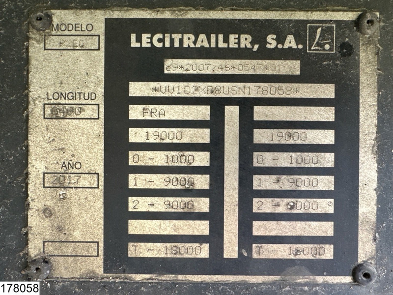 Lecitrailer Middenas Frigoblock EK 13 U - קרון נגרר עם קירור: תמונה 5 Lecitrailer Middenas Frigoblock EK 13 U - קרון נגרר עם קירור: תמונה 5
