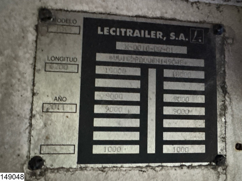 Lecitrailer Middenas - קרון נגרר צד נופל/ שטוח: תמונה 4 Lecitrailer Middenas - קרון נגרר צד נופל/ שטוח: תמונה 4