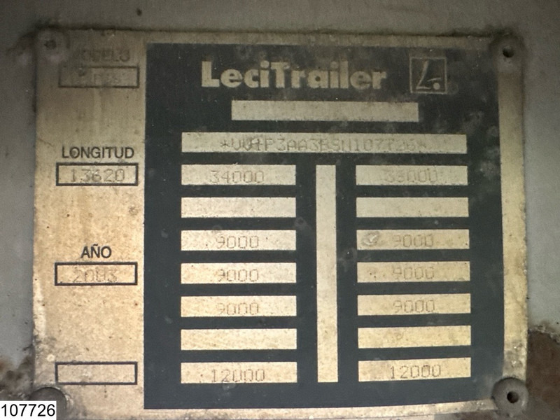 Lecitrailer Tautliner lift axle - סמיטריילר עם וילונות צד: תמונה 4 Lecitrailer Tautliner lift axle - סמיטריילר עם וילונות צד: תמונה 4
