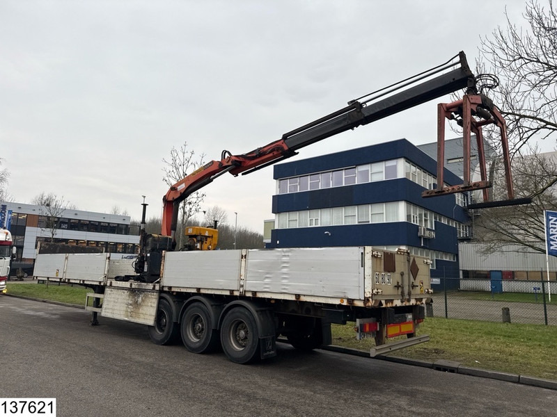 Lecitrailer open laadbak Palfinger PK15500, Remote - סמיטריילר צד נופל/ שטוח: תמונה 2 Lecitrailer open laadbak Palfinger PK15500, Remote - סמיטריילר צד נופל/ שטוח: תמונה 2