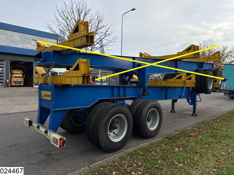 Legras Openlaadbak Wood transport, Steel suspension - סמיטריילר עץ: תמונה 2 Legras Openlaadbak Wood transport, Steel suspension - סמיטריילר עץ: תמונה 2