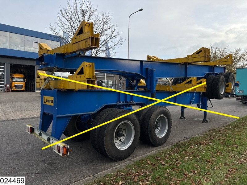 Legras Openlaadbak Wood transport, Steel suspension - סמיטריילר עץ: תמונה 2 Legras Openlaadbak Wood transport, Steel suspension - סמיטריילר עץ: תמונה 2