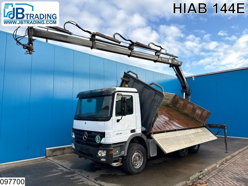 Mercedes-Benz Actros 2636 6x4, EURO 3, HIAB, Telligent 16 - מזהיר, משאית מנוף: תמונה 1 Mercedes-Benz Actros 2636 6x4, EURO 3, HIAB, Telligent 16 - מזהיר, משאית מנוף: תמונה 1