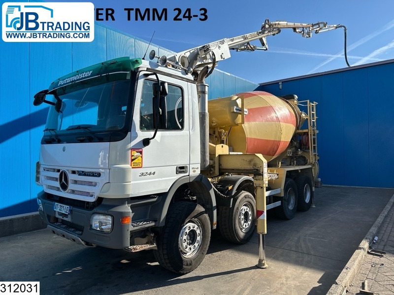 Mercedes-Benz Actros 3244 8x4, PUMI, Putzmeister, 24 MTR, Telligent 16 - משאית משאבת בטון: תמונה 1 Mercedes-Benz Actros 3244 8x4, PUMI, Putzmeister, 24 MTR, Telligent 16 - משאית משאבת בטון: תמונה 1