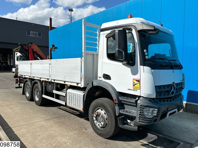 Mercedes-Benz Arocs 2640 6X4, EURO 6, Retarder, Palfinger - משאית צד נופל/ שטוחה, משאית מנוף: תמונה 4 Mercedes-Benz Arocs 2640 6X4, EURO 6, Retarder, Palfinger - משאית צד נופל/ שטוחה, משאית מנוף: תמונה 4
