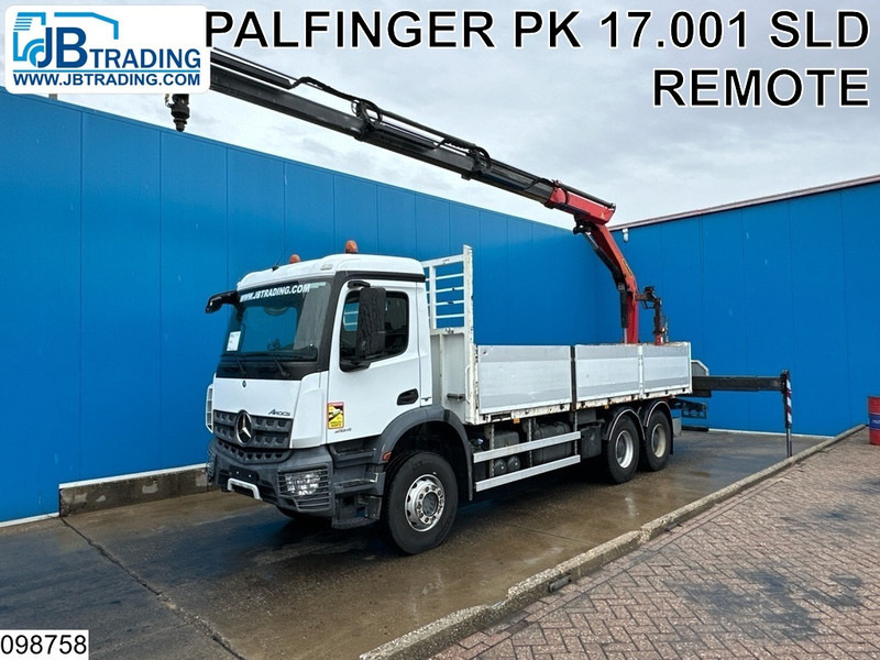 Mercedes-Benz Arocs 2640 6X4, EURO 6, Retarder, Palfinger - משאית צד נופל/ שטוחה, משאית מנוף: תמונה 1 Mercedes-Benz Arocs 2640 6X4, EURO 6, Retarder, Palfinger - משאית צד נופל/ שטוחה, משאית מנוף: תמונה 1