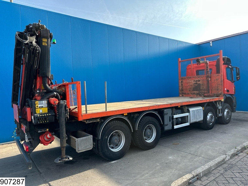 Mercedes-Benz Arocs 3240 8X4, EURO 6, Steel suspension, Palfinger - משאית צד נופל/ שטוחה, משאית מנוף: תמונה 2 Mercedes-Benz Arocs 3240 8X4, EURO 6, Steel suspension, Palfinger - משאית צד נופל/ שטוחה, משאית מנוף: תמונה 2