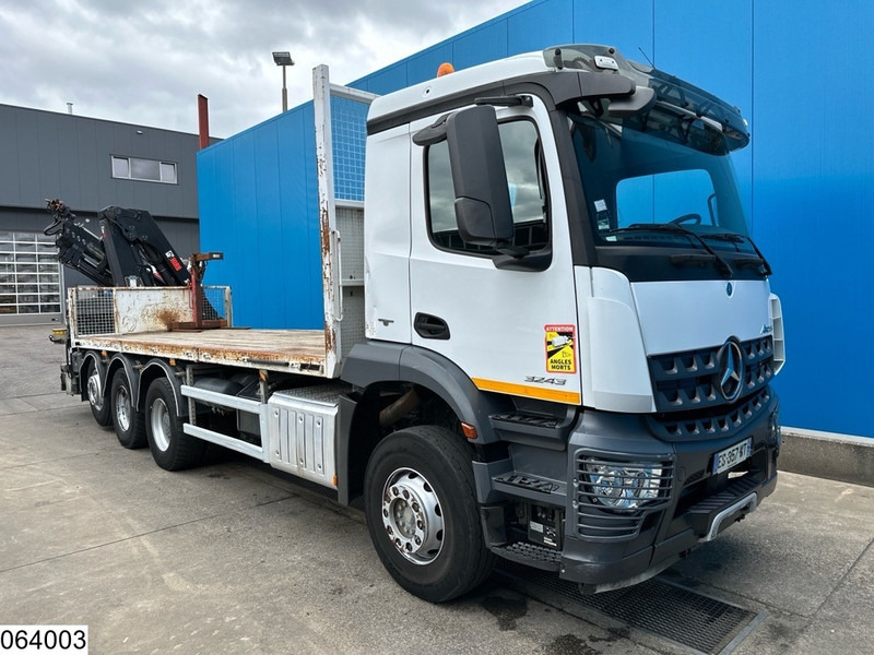 Mercedes-Benz Arocs 3243 8x4, EURO 6, Hiab, Remote - משאית צד נופל/ שטוחה, משאית מנוף: תמונה 3 Mercedes-Benz Arocs 3243 8x4, EURO 6, Hiab, Remote - משאית צד נופל/ שטוחה, משאית מנוף: תמונה 3