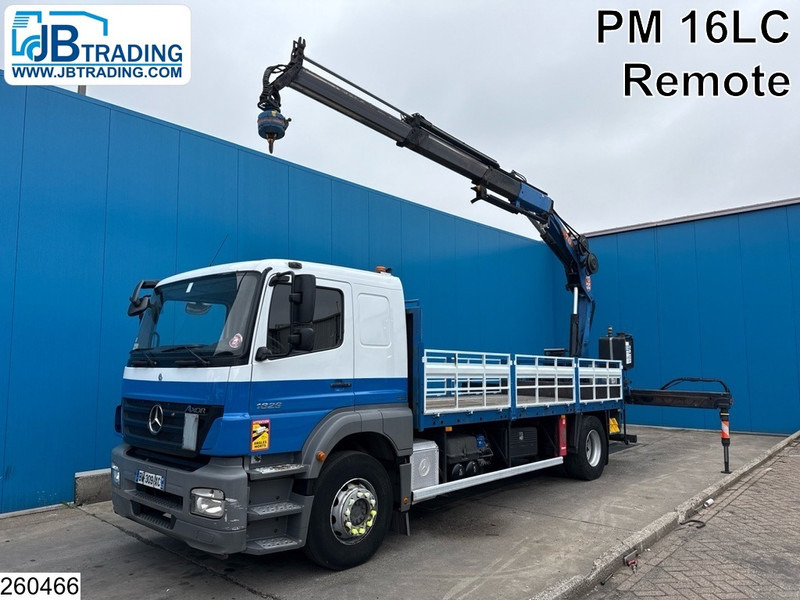 Mercedes-Benz Axor 1829 Manual, PM, Remote control - משאית צד נופל/ שטוחה, משאית מנוף: תמונה 1 Mercedes-Benz Axor 1829 Manual, PM, Remote control - משאית צד נופל/ שטוחה, משאית מנוף: תמונה 1