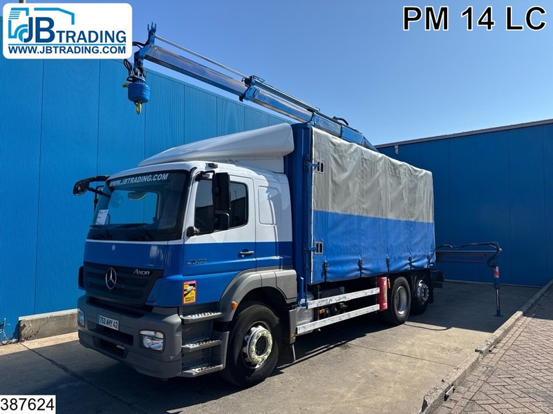 Mercedes-Benz Axor 2533 6X2, PM, Remote - משאית צד נופל/ שטוחה, משאית מנוף: תמונה 1 Mercedes-Benz Axor 2533 6X2, PM, Remote - משאית צד נופל/ שטוחה, משאית מנוף: תמונה 1
