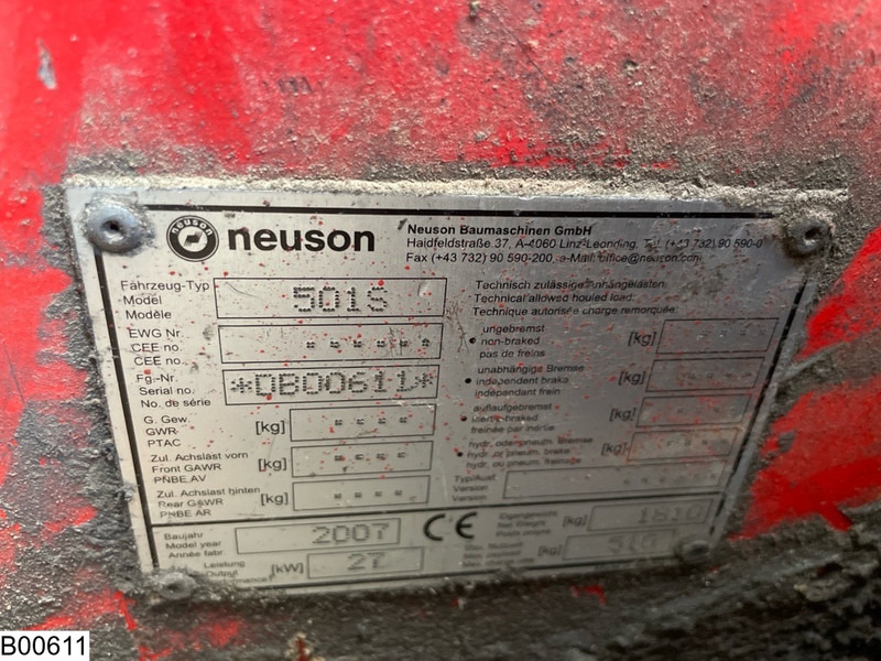 Neuson 501 S 510KG, 3.5M, 2417h - מעמיס גלגלים: תמונה 5 Neuson 501 S 510KG, 3.5M, 2417h - מעמיס גלגלים: תמונה 5
