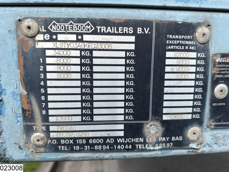 Nooteboom open laadbak 42000 KG, 7,15 mtr extendable - סמיטריילר צד נופל/ שטוח: תמונה 2 Nooteboom open laadbak 42000 KG, 7,15 mtr extendable - סמיטריילר צד נופל/ שטוח: תמונה 2
