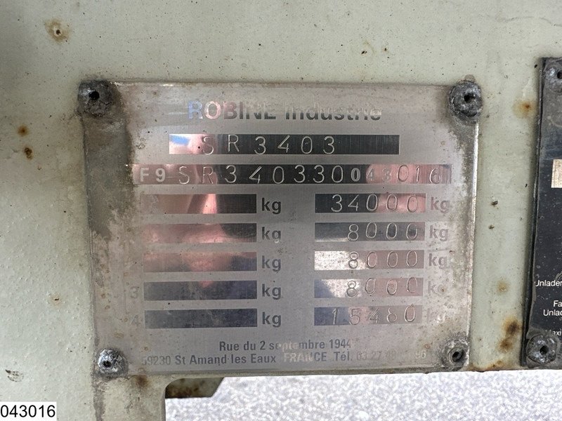 ROBINE Gas 51053 liter, LPG GPL Butane, 1 Comp - סמיטריילר מכל: תמונה 4 ROBINE Gas 51053 liter, LPG GPL Butane, 1 Comp - סמיטריילר מכל: תמונה 4