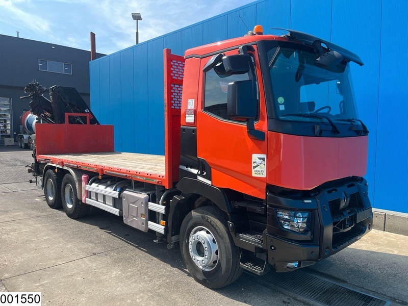 Renault C 380 6x4, EURO 6, Hiab, Remote, Steel Suspension - משאית צד נופל/ שטוחה, משאית מנוף: תמונה 3 Renault C 380 6x4, EURO 6, Hiab, Remote, Steel Suspension - משאית צד נופל/ שטוחה, משאית מנוף: תמונה 3