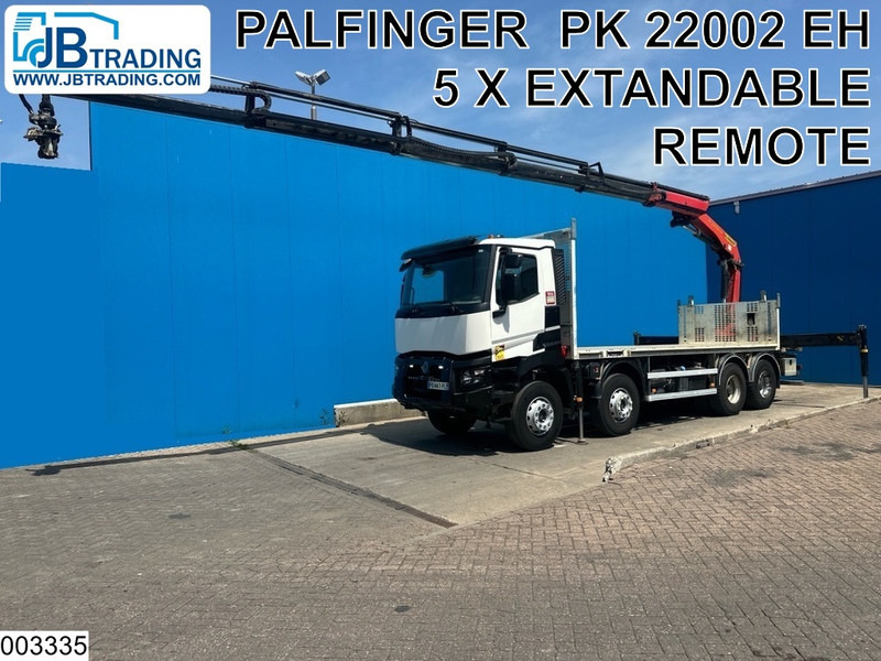 Renault C 430 8X4, EURO 6, Steel suspension, Palfinger - משאית צד נופל/ שטוחה, משאית מנוף: תמונה 1 Renault C 430 8X4, EURO 6, Steel suspension, Palfinger - משאית צד נופל/ שטוחה, משאית מנוף: תמונה 1